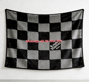 LV Checkerboard Pattern Blanket Louis Vuitton Damier Throw 026